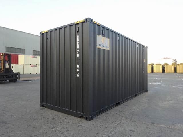 20ft High Cube EOD Black A1 Containers (5)