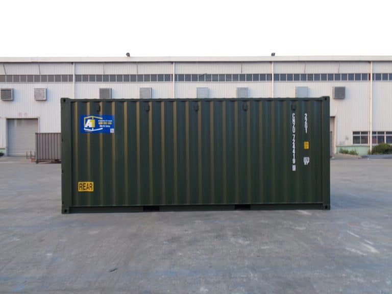 20ft Std Tri Door X-EOD Green A1 Containers (2)