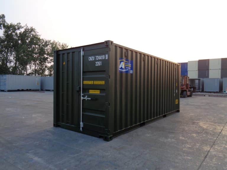 20ft Std Tri Door X-EOD Green A1 Containers (3)