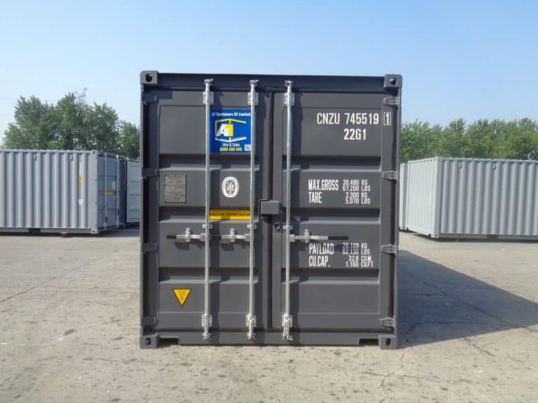20ft Std Tri Door X-EOD Grey A1 Containers (1)