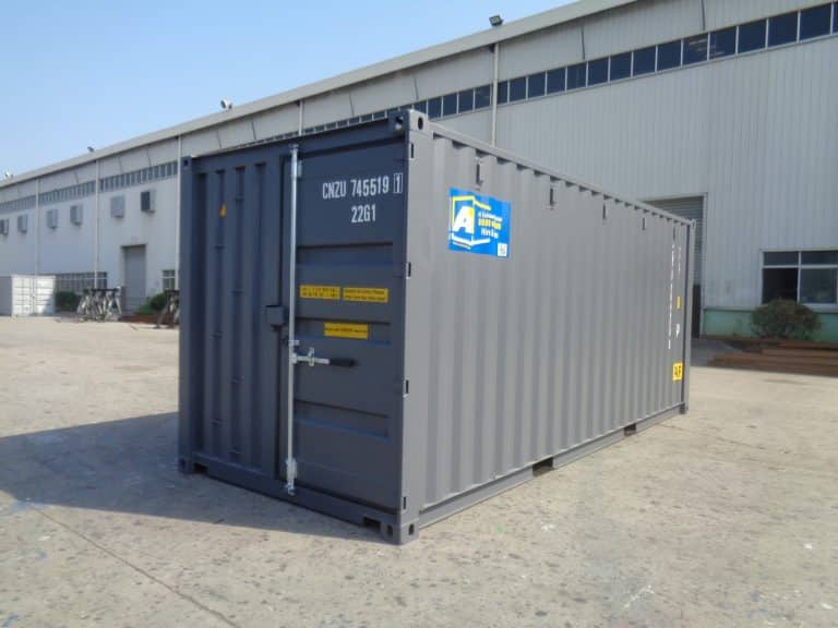 20ft Std Tri Door X-EOD Grey A1 Containers (2)